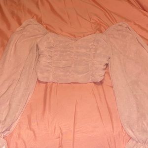 Light pink top